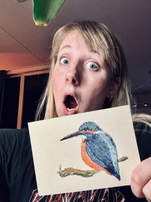 Het vijftigste ontwerp is binnen! De ijsvogel