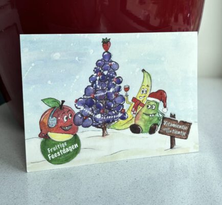 Foto van een kerstkaart voor Fruit Bestellen