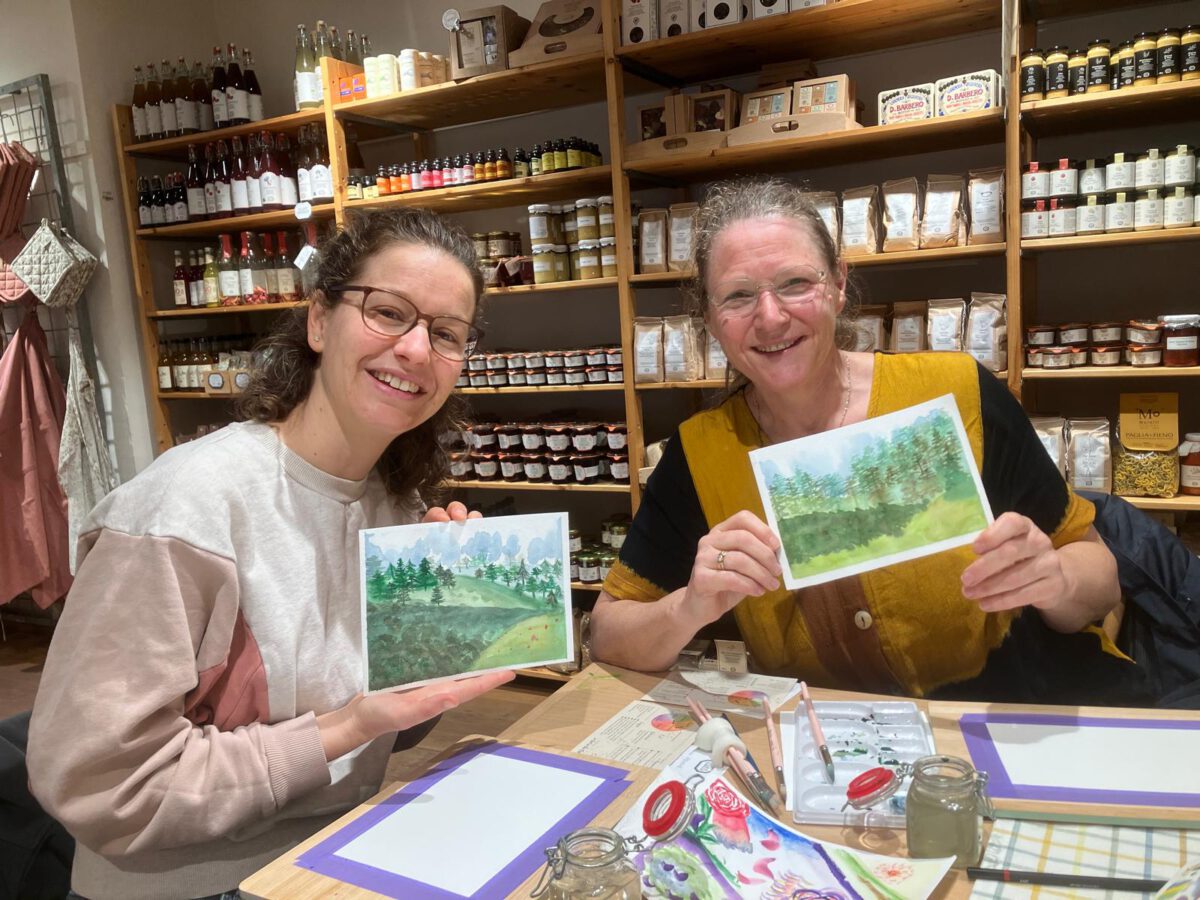 Aquarelleren workshop door a Girl in the Field