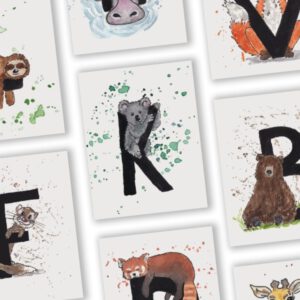 K van Koala letterkaart door a Girl in the Field