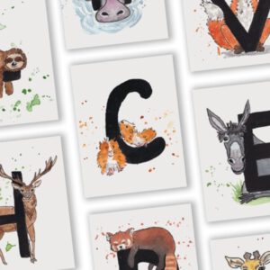 Foto van een letterkaart met de C van Cavia